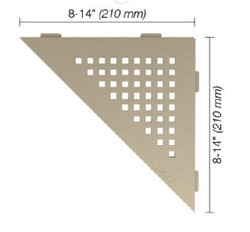Schluter Shelf-E Triangular Square Cream SES1 D3 TSC